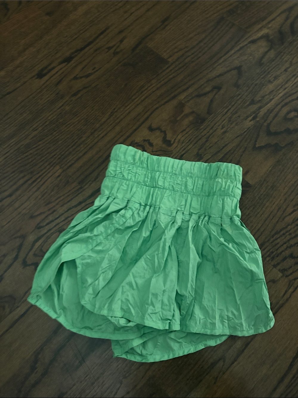 Green small free people shorts